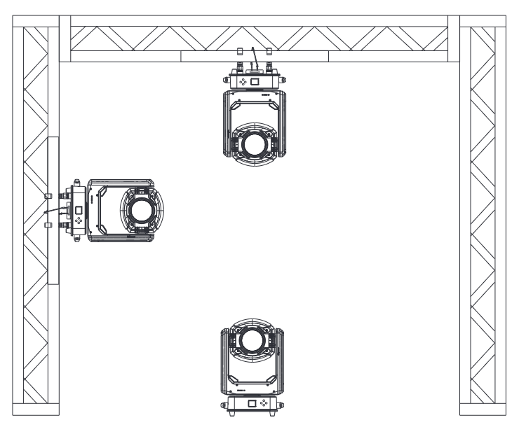 Three mounting positions